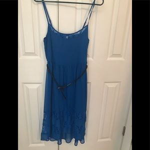 NWT Blue hi-low dress by Mudd